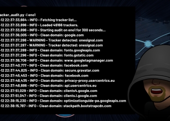 Building a Network Tracker Auditor for Privacy with Python