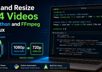 How to Loop and Resize MP4 Videos with Python and FFmpeg on Linux